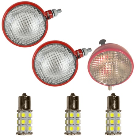 Aic Replacement Parts Headlights 12V Rear Combo Light Fits FARMALL Super A Super C Super H Super M, W4 KT-ELJ55-0019